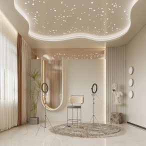 现代直播间3D模型下载